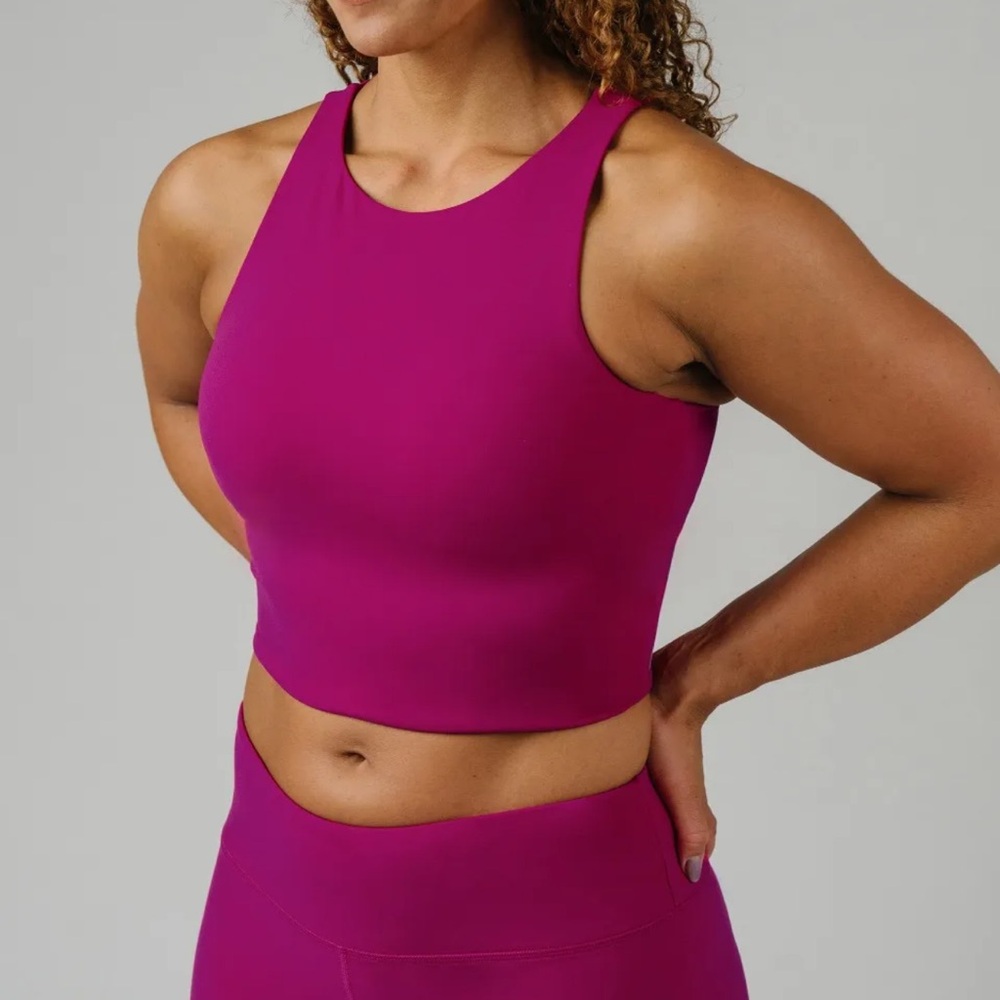 NWOT Zyia Raspberry Unity Longline Bra